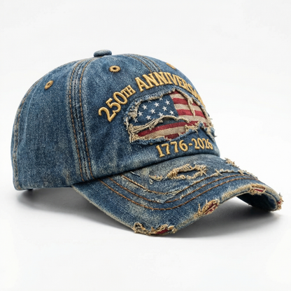 America 250th Anniversary Distressed Cap