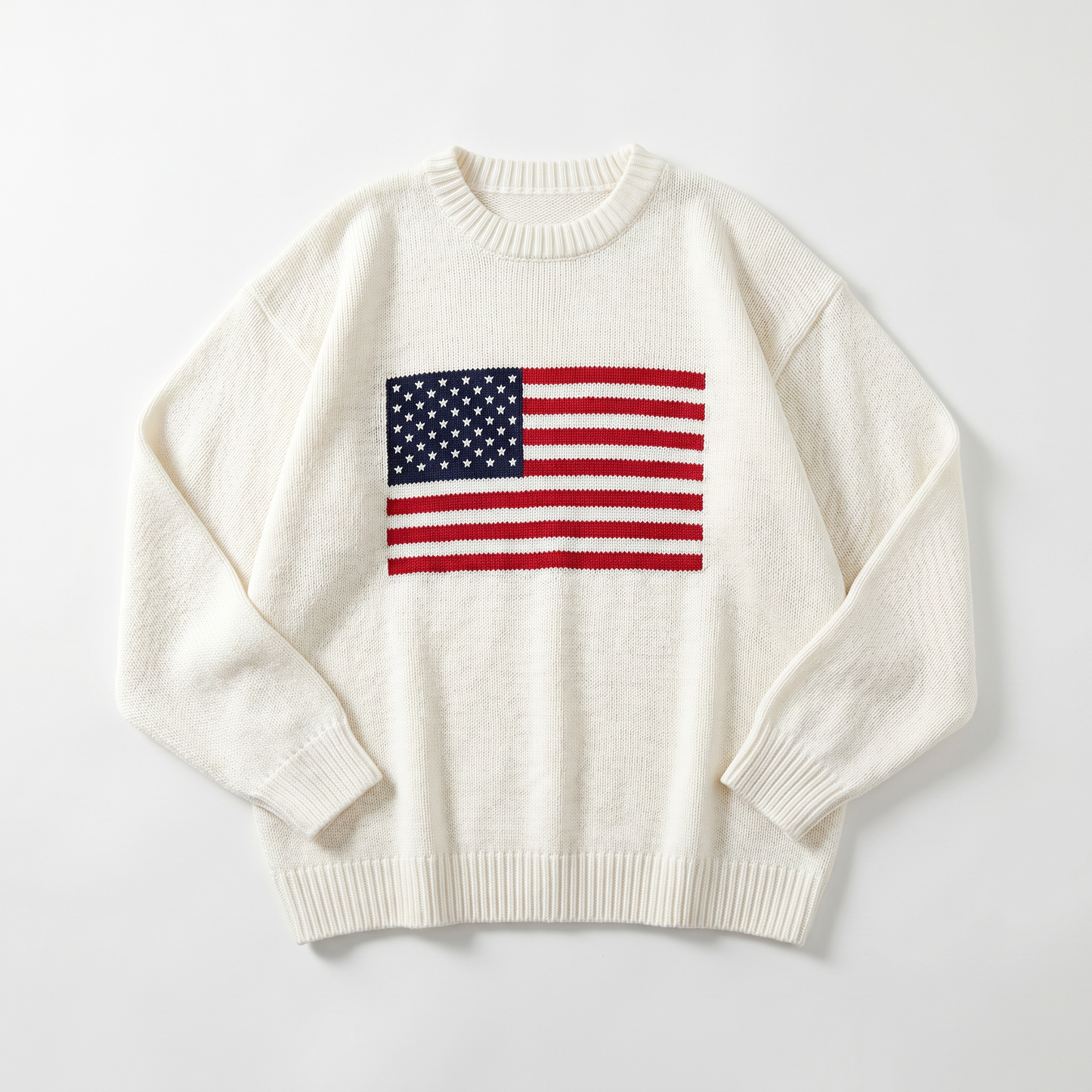 Vintage American Flag Sweater
