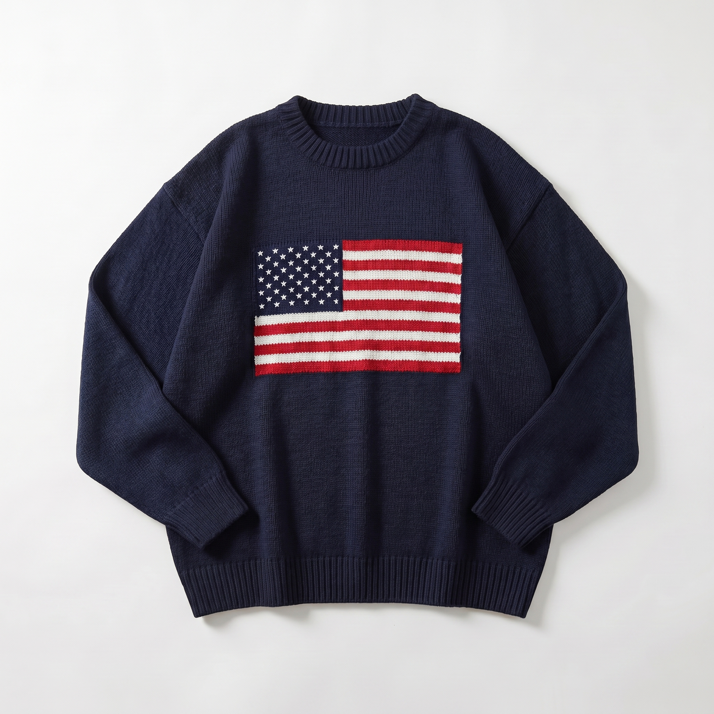 Vintage American Flag Sweater