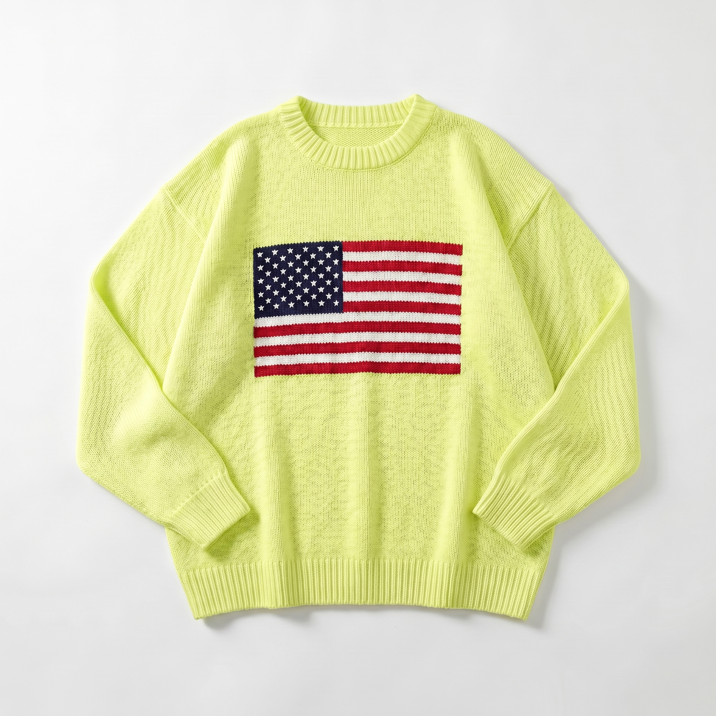 Vintage American Flag Sweater