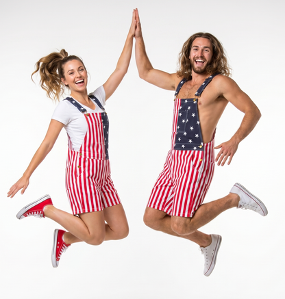 American Flag Overalls